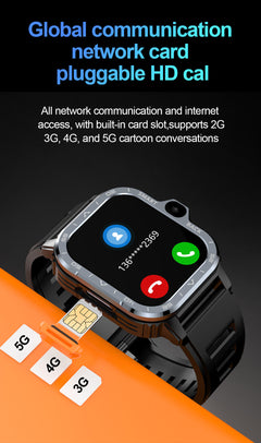 VALDUS 4G Android OS Phone Watch Smartwatch Wifi Video Call GPS Sim Card PGD Smart Watch 4GB Ram 128GB Rom