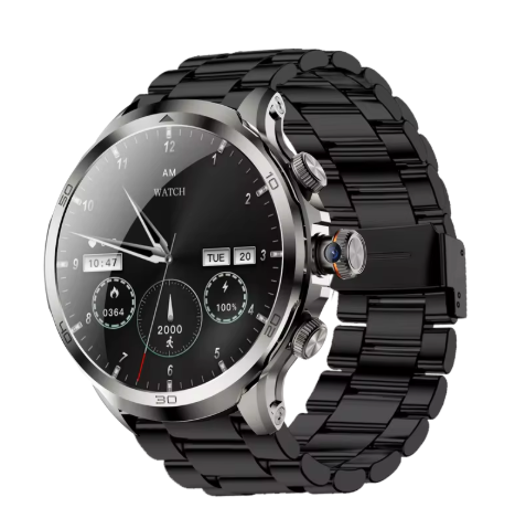 MSLUXE H19 Android 10 Smartwatch with 190° Rotating Camera, GPS, Wi-Fi & AMOLED Display