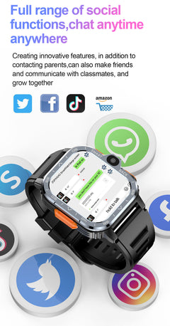 VALDUS 4G Android OS Phone Watch Smartwatch Wifi Video Call GPS Sim Card PGD Smart Watch 4GB Ram 128GB Rom